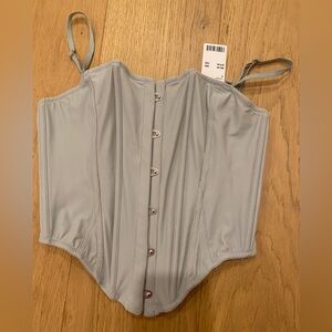 Urban outfitters corset. Light teal color